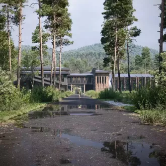 Административное здание для архитектурного бюро CNTEZ