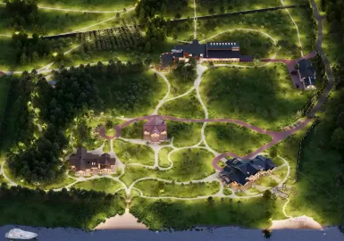 Генплан жилой территории