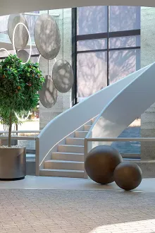  	 Виз лобби отеля в Перми